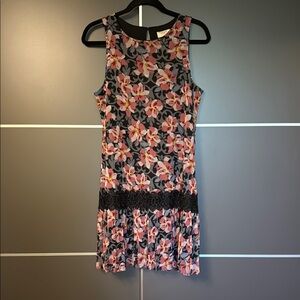 LOFT Pink Halter Sheath Mini Dress